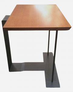 Pierre Chareau Two T 1927 end tables by P Chareau Ed Ecart International France circa 2000 - 4194247
