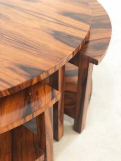 Pierre Chareau french coffee table in macassar ebony from 1930  - 958172