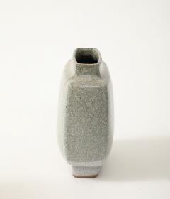 Pierre Culot Pierre Culot Off White Ceramic Citro n Vase Belgium circa 1970 Signed - 4145412