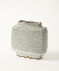 Pierre Culot Pierre Culot Off White Ceramic Citro n Vase Belgium circa 1970 Signed - 4145417