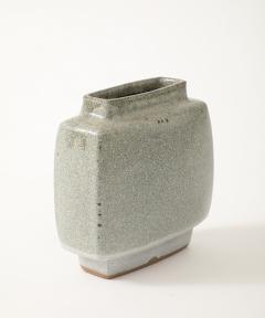 Pierre Culot Pierre Culot Off White Ceramic Citro n Vase Belgium circa 1970 Signed - 4145418