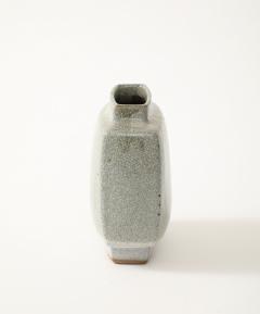 Pierre Culot Pierre Culot Off White Ceramic Citro n Vase Belgium circa 1970 Signed - 4145419