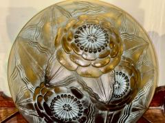 Pierre DAvesn P DAvesn Art Deco Glass Bowl France 1930s - 4134510