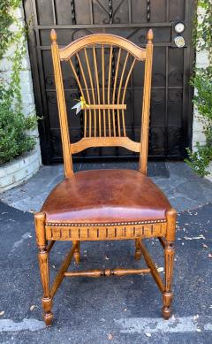 Pierre Deux French Country Oak Secretary Desk Chair - 2685907