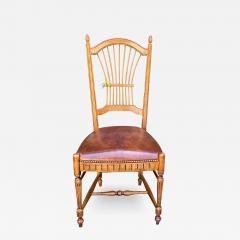 Pierre Deux French Country Oak Secretary Desk Chair - 2686168