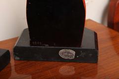 Pierre Ernest Bouret Beautiful Pair of Art Deco Cubist Bookends by Bouret - 1543826