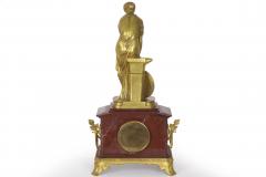 Pierre Eug ne Emile H bert Thetis Bronze Sculpture Mantel Clock Pierre Emile H bert Georges Servant - 727725