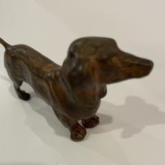 Pierre Fichet Pierre Chenet Pair of Dachunds Bronze Scupltures Stamped - 4242911