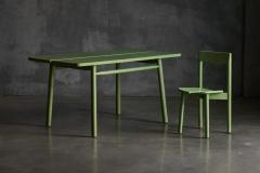 Pierre Gautier Delaye Green Coffee Bean Dining Chairs by Pierre Gautier Delaye France 1965 - 4286145