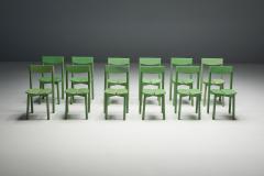 Pierre Gautier Delaye Green Coffee Bean Dining Chairs by Pierre Gautier Delaye France 1965 - 4286181