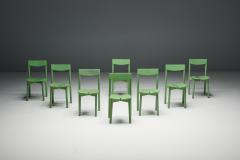 Pierre Gautier Delaye Green Coffee Bean Dining Chairs by Pierre Gautier Delaye France 1965 - 4286189