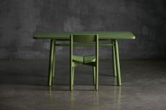Pierre Gautier Delaye Green Coffee Bean Dining Set by Pierre Gautier Delaye France 1965 - 4286159