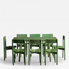 Pierre Gautier Delaye Green Coffee Bean Dining Set by Pierre Gautier Delaye France 1965 - 4287928