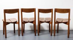 Pierre Gautier Delaye Oak Dining Chairs by Pierre Gautier Delaye France c 1950s - 3055198