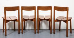 Pierre Gautier Delaye Oak Dining Chairs by Pierre Gautier Delaye France c 1950s - 3055204
