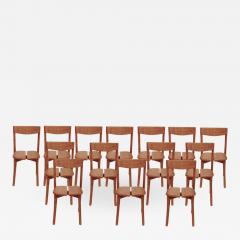 Pierre Gautier Delaye Pierre Gautier Delaye set of fourteen chairs France circa 1960 - 921239