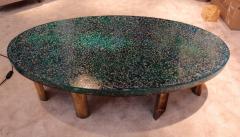 Pierre Giraudon A 1970s Resin Gilded Bronze Coffee Table by Pierre Giraudon - 3904518