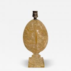 Pierre Giraudon Fractal resin lamp base by Pierre Giraudon Atelier Giraudon France circa 1970 - 4362643