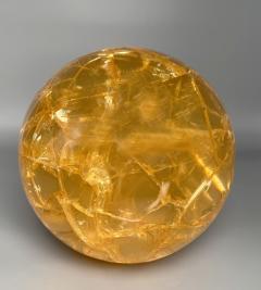 Pierre Giraudon Large sphere in fractal resin by Pierre Giraudon Paris France circa 1970 - 3977239