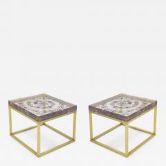 Pierre Giraudon Pair of side tables - 2709969