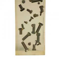 Pierre Giraudon Resin Bolt Bookends Acrylic Steel - 4106981