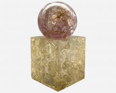 Pierre Giraudon Sphere sculpture by Pierre Giraudon Paris France circa 1980 - 4361208
