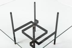 Pierre Guariche French Mid Century Modern Steel and Glass Coffee Table by Pierre Guariche - 4096394