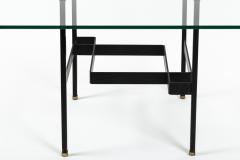 Pierre Guariche French Mid Century Modern Steel and Glass Coffee Table by Pierre Guariche - 4096419