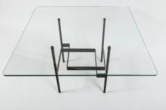 Pierre Guariche French Mid Century Modern Steel and Glass Coffee Table by Pierre Guariche - 4096425