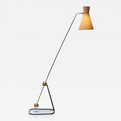 Pierre Guariche Model G2 Brass Floor Lamp by Pierre Guariche for Disderot France 1950s - 4031058