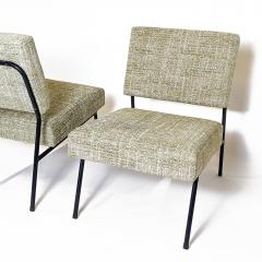 Pierre Guariche PAIR OF SLIPPER CHAIRS BY PIERRE GUARICHE EDITION AIRBORNE 1955  - 2558175