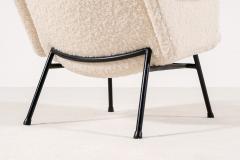Pierre Guariche PIERRE GUARICHE Pair of Armchairs SK660 with Footstools 1953  - 3298354