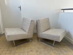 Pierre Guariche Pair of Courchevel low chairs by Pierre Guariche France 1959s - 4100013