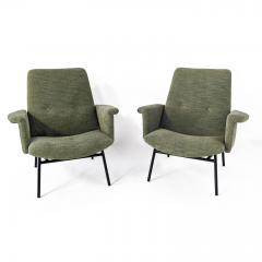 Pierre Guariche Pair of armchairs SK660 by Pierre Guariche Steiner Edition 1950  - 2090542