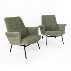 Pierre Guariche Pair of armchairs SK660 by Pierre Guariche Steiner Edition 1950  - 2090543