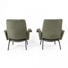 Pierre Guariche Pair of armchairs SK660 by Pierre Guariche Steiner Edition 1950  - 2090545