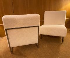 Pierre Guariche Pair of slipper chairs Courchevel by Pierre Guariche France 1959 - 3061843