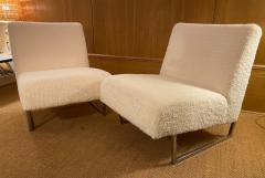 Pierre Guariche Pair of slipper chairs Courchevel by Pierre Guariche France 1959 - 3061845