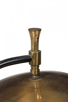 Pierre Guariche Pierre Guariche Mid Century French Brass and Green Enamel Floor Lamp - 4652889