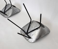 Pierre Guariche Pierre Guariche for Steiner France Cast Aluminum Pair of Tulip Chairs c1954 - 4687886