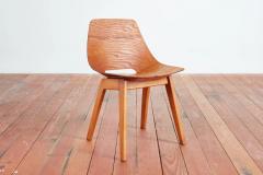 Pierre Guariche RARE GUARICHE WOOD DINING CHAIRS - 3218820