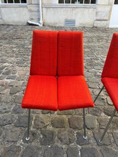 Pierre Guariche Set of four chairs for Huchers Minvielle editions France 1960s - 2535117