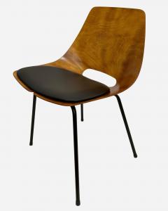 Pierre Guariche Six Tonneau chairs by Pierre Guariche Editions Steiner France circa 1954 - 4160903