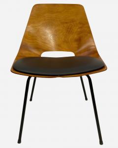 Pierre Guariche Six Tonneau chairs by Pierre Guariche Editions Steiner France circa 1954 - 4160905