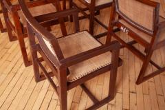 Pierre Jeanneret Beautiful set of six box armchairs by Pierre Jeanneret circa late 1950s  - 4156028