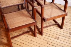 Pierre Jeanneret Beautiful set of six box armchairs by Pierre Jeanneret circa late 1950s  - 4156030