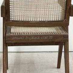 Pierre Jeanneret Four Authentic Pierre Jeanneret Floating Back Arm Chairs Mid Century Modern - 2639435