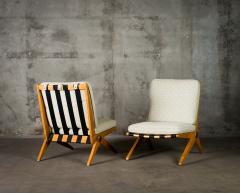 Pierre Jeanneret Jeanneret Pair of Scissors Lounge Chairs - 597672
