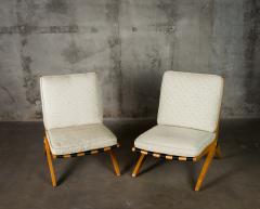 Pierre Jeanneret Jeanneret Pair of Scissors Lounge Chairs - 597679