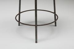 Pierre Jeanneret Jeanneret Teak Iron Stool PJ 011023 1960s - 1931307